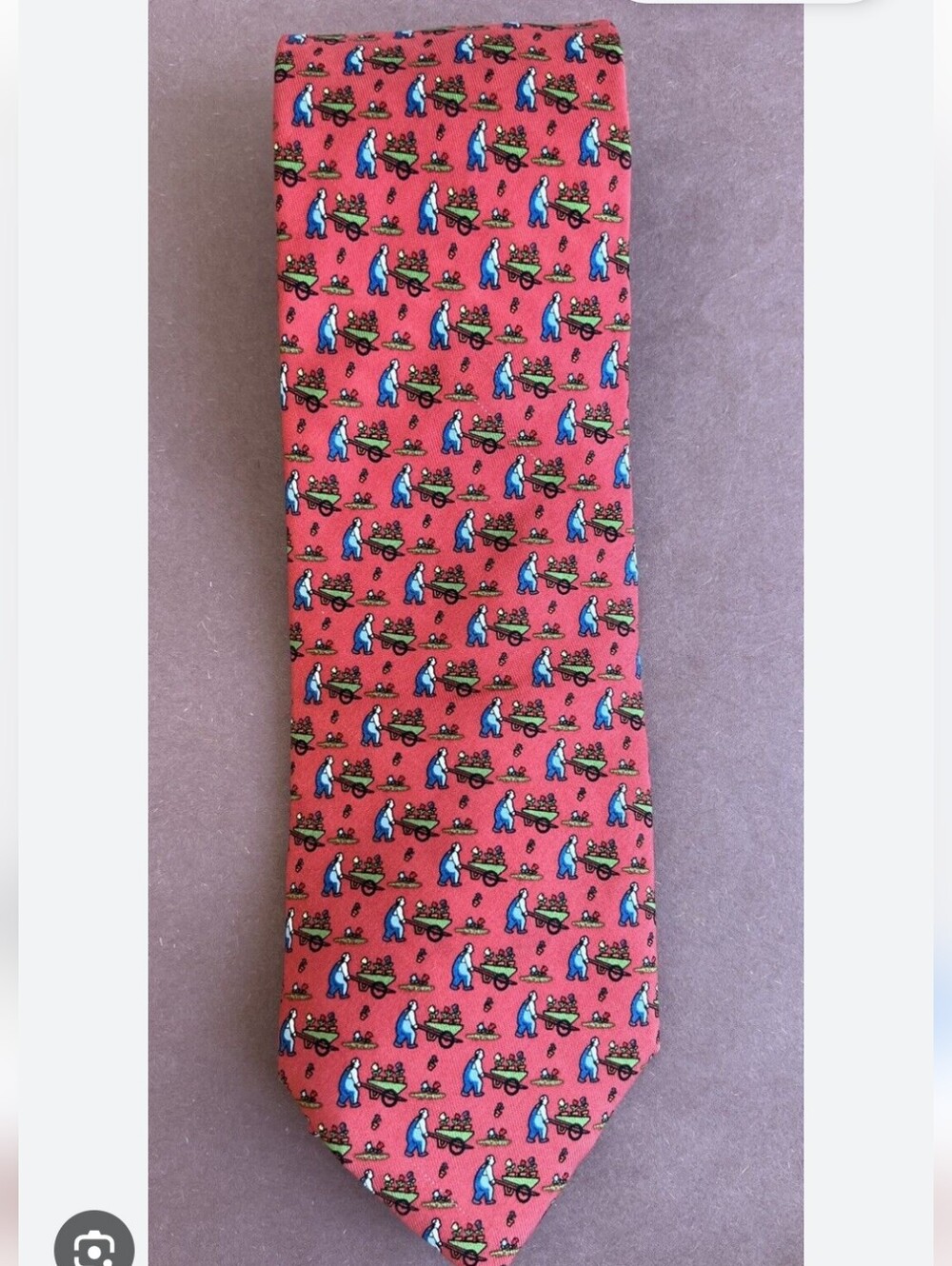 Vineyard Vines Holiday Christmas Santa Sleigh Tie - NWT